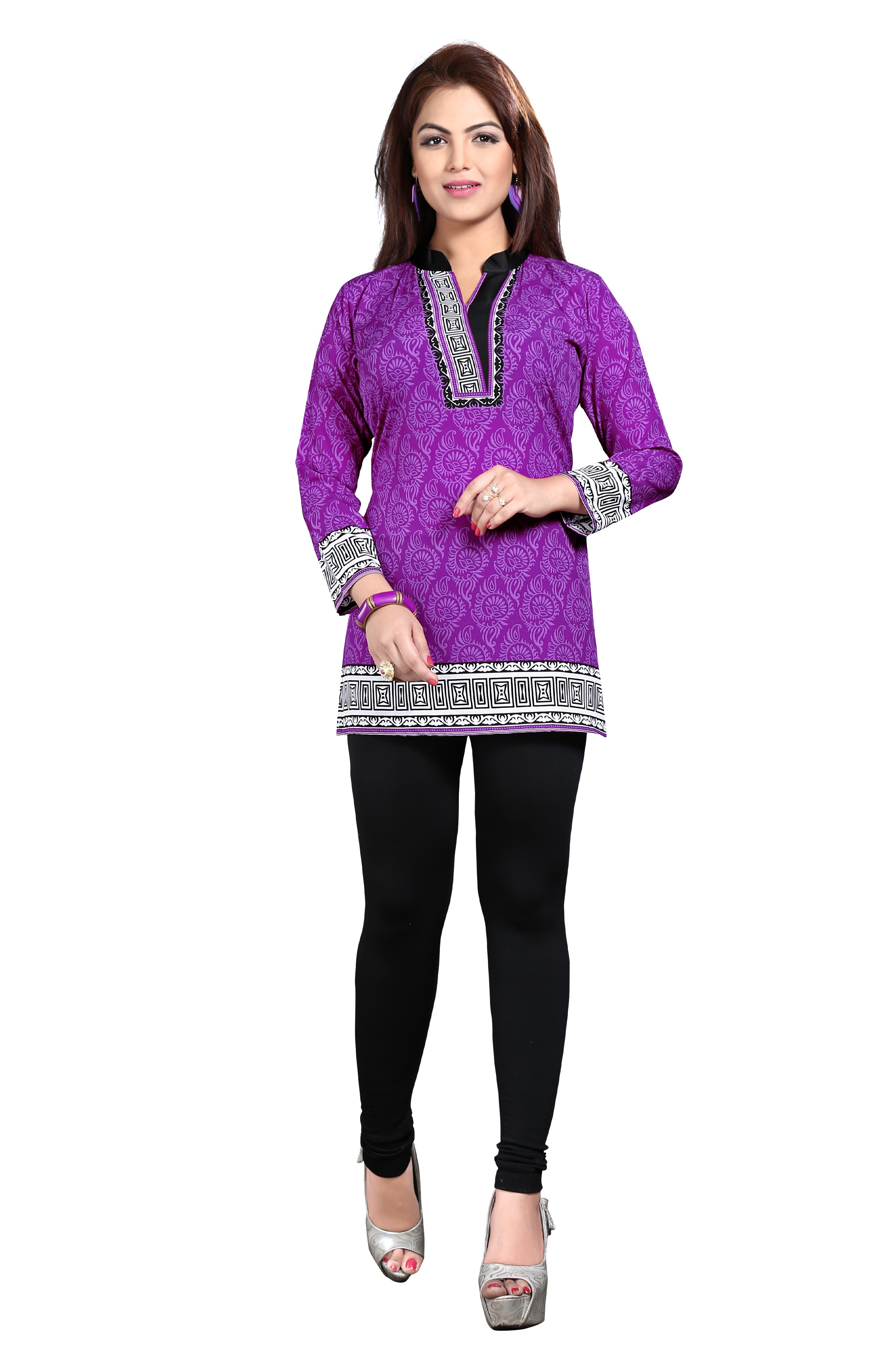 Buy online Gk9 Multicolor Printed Half Sleeve Chinese Collar Woven Cotton  Kurti from Kurta Kurtis for Women by Gk9 for ₹700 at 0% off | 2024  Limeroad.com